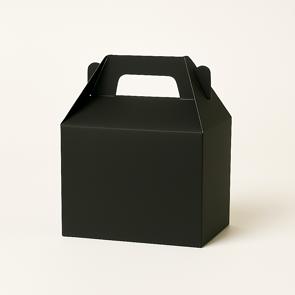 Custom Black Gable Boxes - Image 1